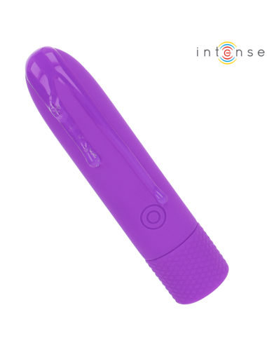 Intense - symone bala vibradora recargable por usb 8 vibraciones morado 10 x 2.2 cm