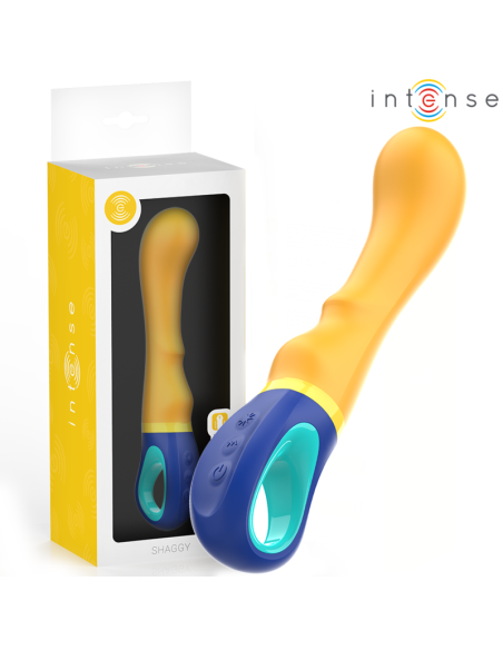 Intense - shaggy vibrador punto-g amarillo