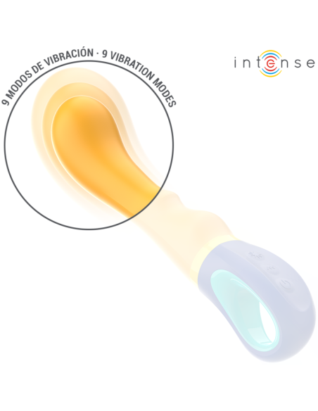 Intense - shaggy vibrador punto-g amarillo
