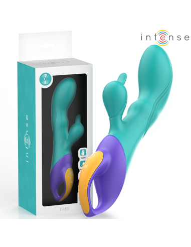 Intense - fred vibrador recargable rabbit azul