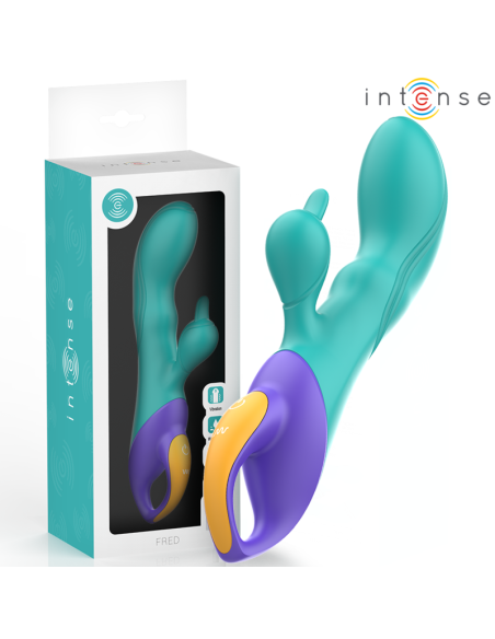 Intense - fred vibrador recargable rabbit azul