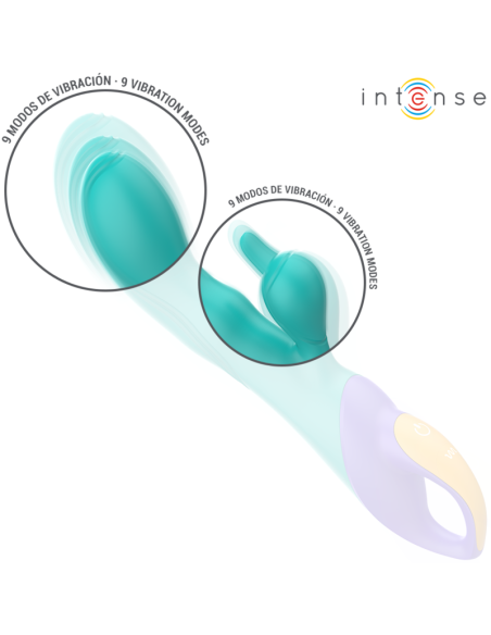 Intense - fred vibrador recargable rabbit azul