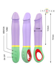 Intense - velma vibrador clÁsico morado 2