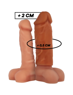 Virilxl - extensiÓn de pene liquid silicone v3 marrÓn