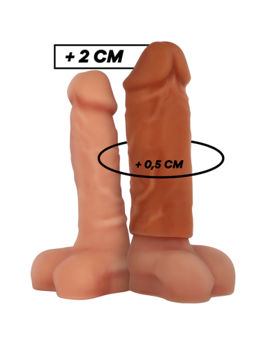 Virilxl - extensiÓn de pene liquid silicone v3 marrÓn