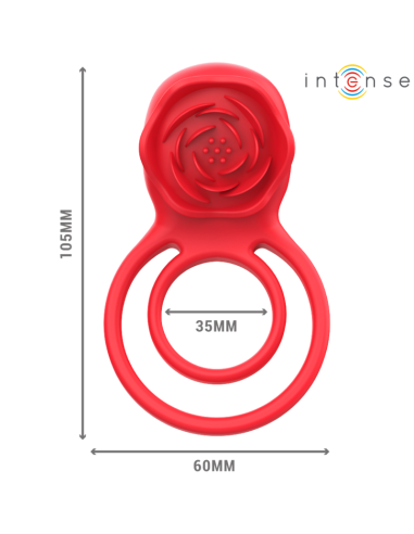 Intense - gail rosa estimuladora 10 vibraciones rojo control remoto