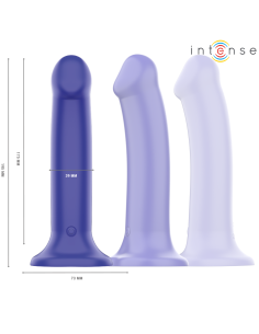 Intense - victoria vibrador con ventosa 10 vibraciones azul oscuro control remoto 2