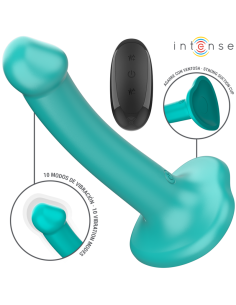 Intense - katie vibrador con ventosa 10 vibraciones azul oscuro control remoto