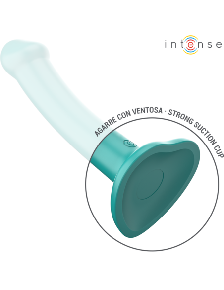 Intense - katie vibrador con ventosa 10 vibraciones azul oscuro control remoto