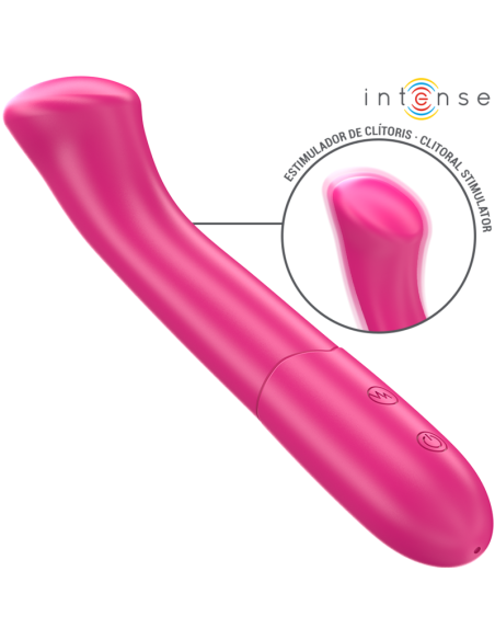 Intense - paty vibrador 19 cm flexible 10 vibraciones modelo 2 rosa
