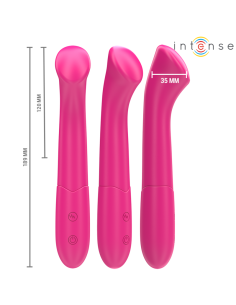 Intense - paty vibrador 19 cm flexible 10 vibraciones modelo 2 rosa 2