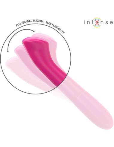 Intense - paty vibrador 19 cm flexible 10 vibraciones modelo 2 rosa