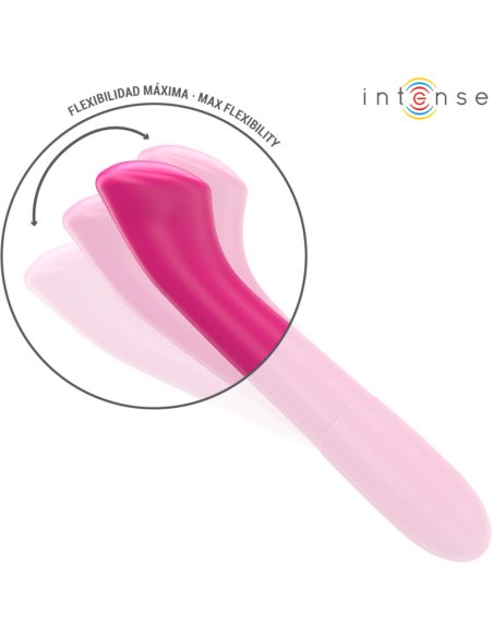 Intense - paty vibrador 19 cm flexible 10 vibraciones modelo 2 rosa