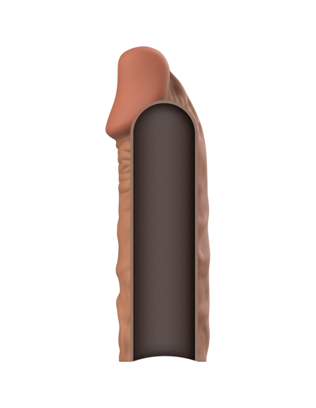 Virilxl - extensiÓn de pene liquid silicone v5 marrÓn