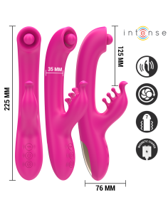 Intense - christina vibrador multifunciÓn rabbit 22.5 cm rosa 2