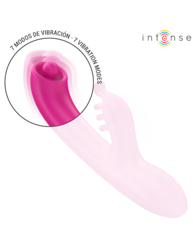 Intense - christina vibrador multifunciÓn rabbit 22.5 cm rosa