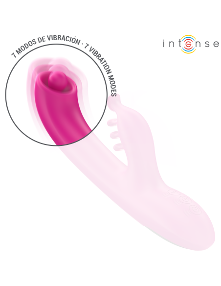 Intense - christina vibrador multifunciÓn rabbit 22.5 cm rosa
