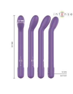 Intense - karlie estimulador punto-g recargable morado 2
