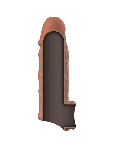 Virilxl - extensiÓn de pene liquid silicone v7 marrÓn