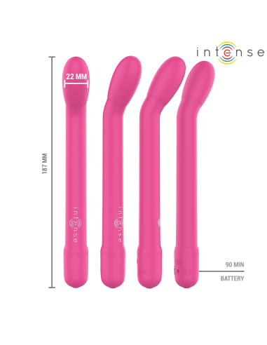 Intense - karlie estimulador punto-g recargable rosa