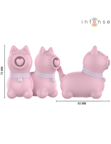 Intense - marie estimulador con lengua efecto pulsaciÓn rosa