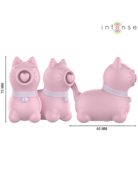 Intense - marie estimulador con lengua efecto pulsaciÓn rosa