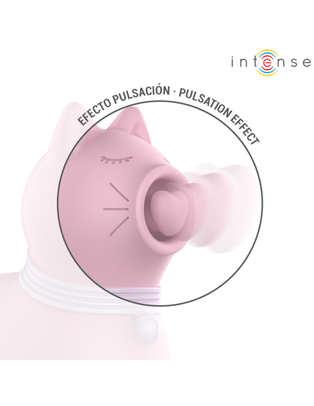 Intense - marie estimulador con lengua efecto pulsaciÓn rosa