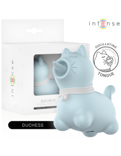 Intense - duchess estimulador con lengua rotativa 360º azul