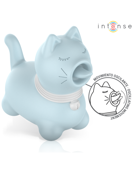 Intense - duchess estimulador con lengua rotativa 360º azul