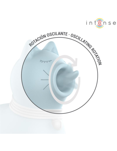 Intense - duchess estimulador con lengua rotativa 360º azul