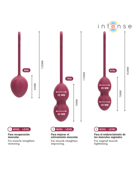 Intense - charli kit bolas kegel violet