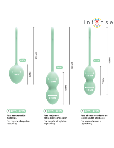 Intense - charli kit bolas kegel jade