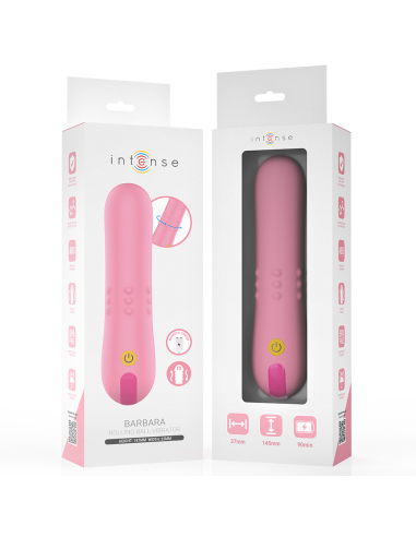 Intense - barbara vibrador con perlas giratorias