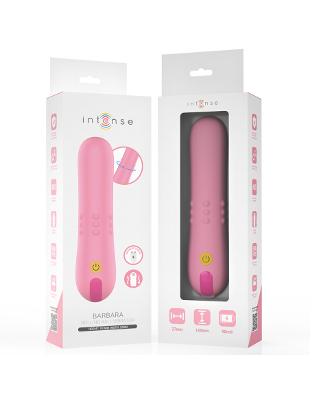 Intense - barbara vibrador con perlas giratorias