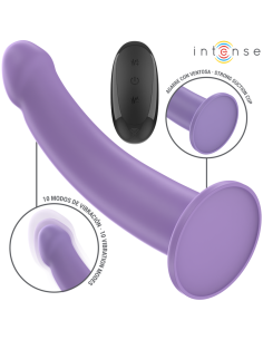 Intense - eddie vibrador 17,5 cm 10 vibraciones morado control remoto 2