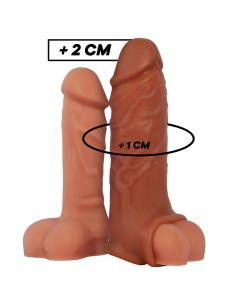 Virilxl - extensiÓn de pene liquid silicone v9 marrÓn
