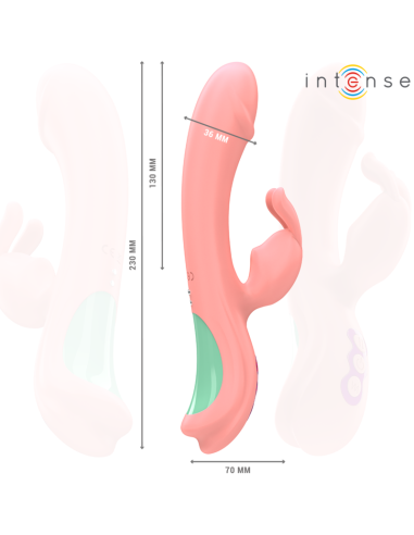 Intense - rachel vibrador rabbit 5 vibraciones rosa