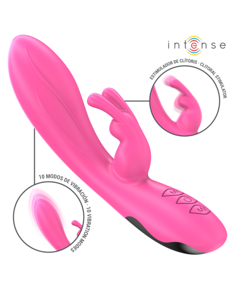 Intense - randall vibrador rabbit 10 vibraciones rosa