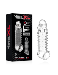 Virilxl - extension y funda de pene v11 transparente 2