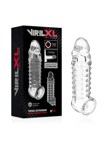 Virilxl - extension y funda de pene v11 transparente