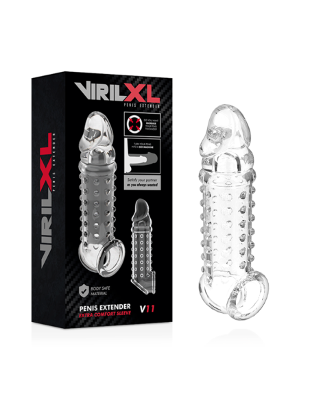 Virilxl - extension y funda de pene v11 transparente