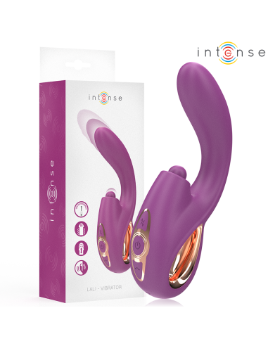 Intense - lali vibrador punto g multifunciÓn estimulaciÓn & empuje & vibraciÓn morado