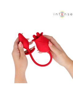Intense - melanie doble estimulador clÍtoris con lengua zigzag