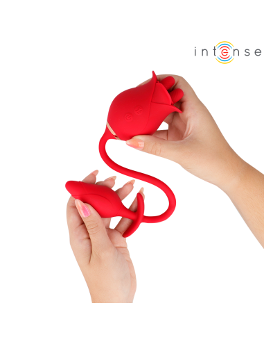 Intense - melanie doble estimulador clÍtoris con lengua zigzag
