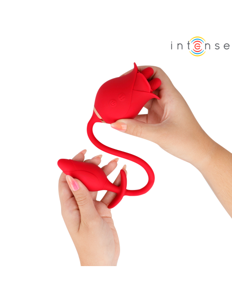 Intense - melanie doble estimulador clÍtoris con lengua zigzag