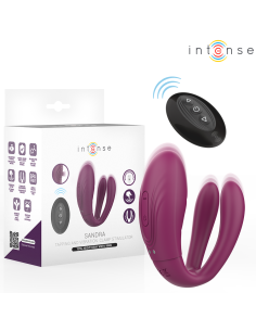 Intense - sandra vibrador & estimulador de pinzas con golpeteo control remoto