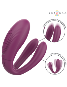 Intense - sandra vibrador & estimulador de pinzas con golpeteo control remoto 2