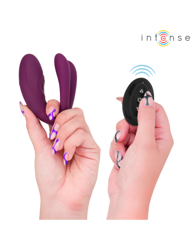 Intense - sandra vibrador & estimulador de pinzas con golpeteo control remoto