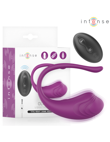 Intense - olivia huevo vibrador morado control remoto
