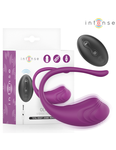 Intense - olivia huevo vibrador morado control remoto